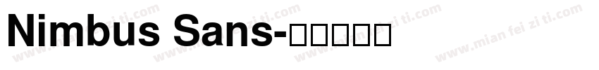 Nimbus Sans字体转换